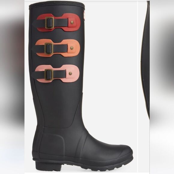 Hunter Original Tall Multi-Buckle Boots - Picture 3 of 10